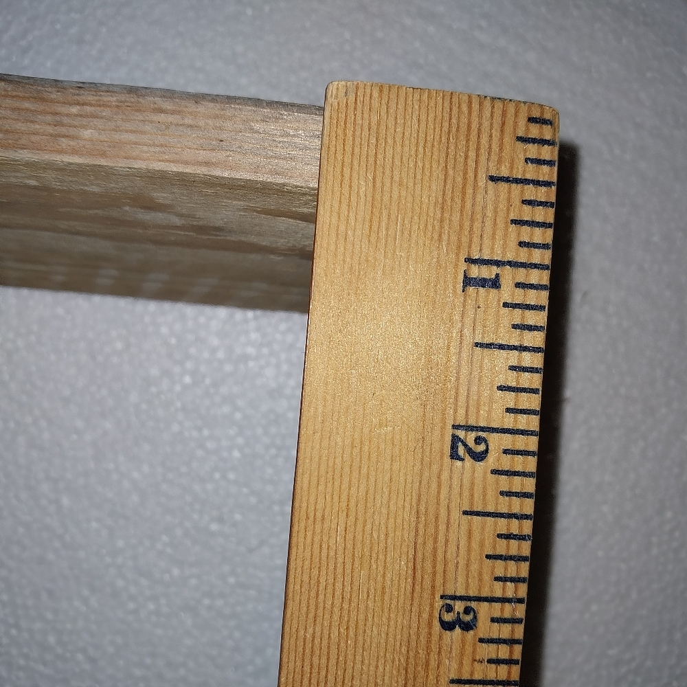 Wood Sign with engraved word  PRAY.  Was cut from reclaimed wood - Picture 5 of 5